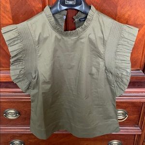 NWT English Factory Ruffle Sleeve Top